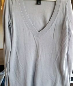 White House, Black Market, Light Gray Sweater